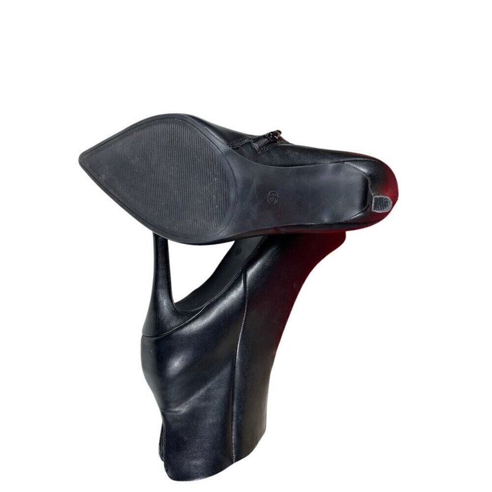 Kelly & Katie Eve Black Pointed Toe Stiletto Ankle Booties Size 8.5 - Picture 7 of 10